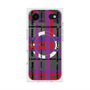プレミアムスクエアケース with MagSafe［ LANVIN en Bleu - Plaid ］