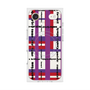 プレミアムスクエアケース with MagSafe［ LANVIN en Bleu - Plaid ］