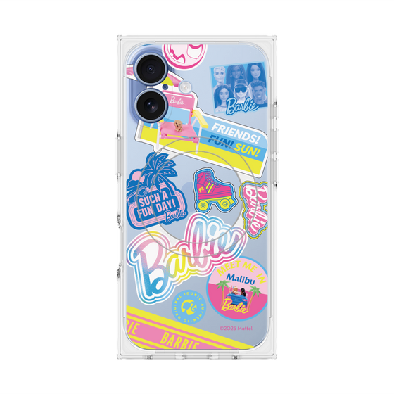 プレミアムスクエアケース with MagSafe［ Barbie - ステッカー ］