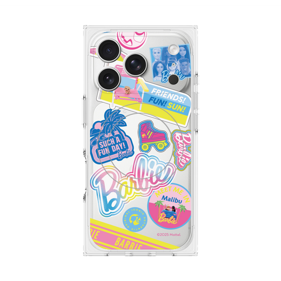 プレミアムスクエアケース with MagSafe［ Barbie - ステッカー ］