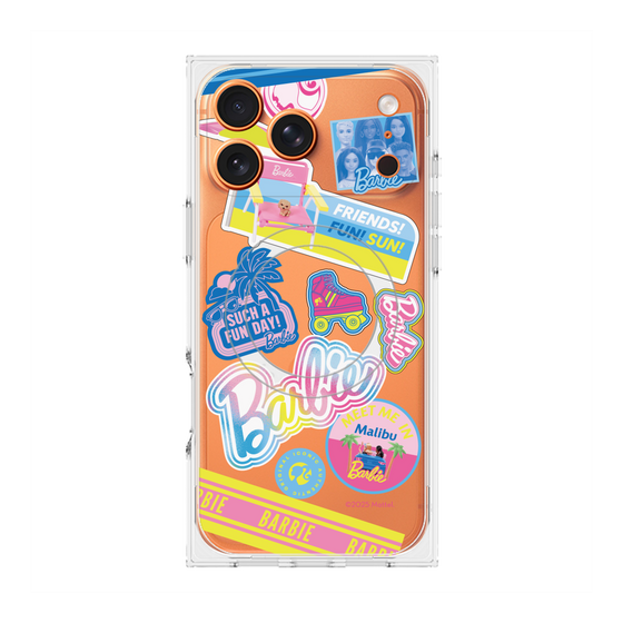プレミアムスクエアケース with MagSafe［ Barbie - ステッカー ］