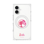 プレミアムスクエアケース with MagSafe［ Barbie - ロゴ ］