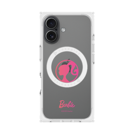 プレミアムスクエアケース with MagSafe［ Barbie - ロゴ ］