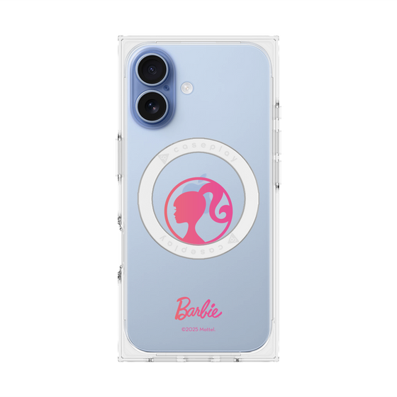 プレミアムスクエアケース with MagSafe［ Barbie - ロゴ ］
