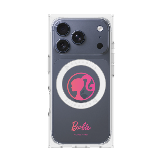 プレミアムスクエアケース with MagSafe［ Barbie - ロゴ ］