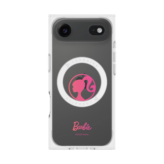 プレミアムスクエアケース with MagSafe［ Barbie - ロゴ ］