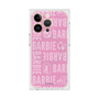プレミアムスクエアケース with MagSafe［ Barbie - ロゴパターン3 ］