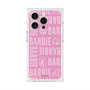 プレミアムスクエアケース with MagSafe［ Barbie - ロゴパターン3 ］