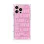 プレミアムスクエアケース with MagSafe［ Barbie - ロゴパターン3 ］