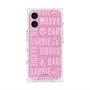 プレミアムスクエアケース with MagSafe［ Barbie - ロゴパターン3 ］