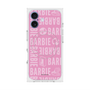 プレミアムスクエアケース with MagSafe［ Barbie - ロゴパターン3 ］