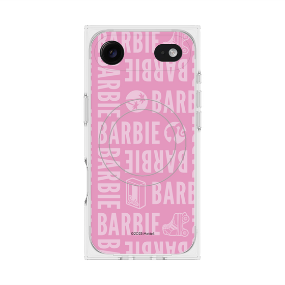 プレミアムスクエアケース with MagSafe［ Barbie - ロゴパターン3 ］