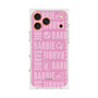 プレミアムスクエアケース with MagSafe［ Barbie - ロゴパターン3 ］