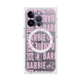 プレミアムスクエアケース with MagSafe［ Barbie - ロゴパターン3 - クリア ］