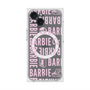 プレミアムスクエアケース with MagSafe［ Barbie - ロゴパターン3 - クリア ］