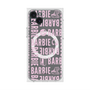 プレミアムスクエアケース with MagSafe［ Barbie - ロゴパターン3 - クリア ］