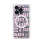 プレミアムスクエアケース with MagSafe［ Barbie - ロゴパターン3 - クリア ］