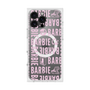 プレミアムスクエアケース with MagSafe［ Barbie - ロゴパターン3 - クリア ］
