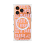 プレミアムスクエアケース with MagSafe［ Barbie - ロゴパターン3 - クリア ］