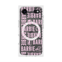 プレミアムスクエアケース with MagSafe［ Barbie - ロゴパターン3 - クリア ］