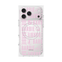 プレミアムスクエアケース with MagSafe［ Barbie - ロゴパターン3 - クリア ］