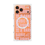 プレミアムスクエアケース with MagSafe［ Barbie - ロゴパターン3 - クリア ］