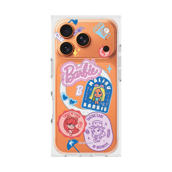 プレミアムスクエアケース with MagSafe［ Barbie - CUTIE STYLE2 ］