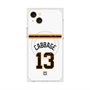 プレミアムスクエアケース with MagSafe［ 読売ジャイアンツ - #13 CABBAGE - ホーム ］