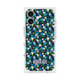 プレミアムスクエアケース with MagSafe［ ANNA SUI - HEARTS VINE - BLUE ］