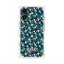 プレミアムスクエアケース with MagSafe［ ANNA SUI - HEARTS VINE - BLUE ］