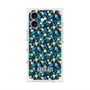 プレミアムスクエアケース with MagSafe［ ANNA SUI - HEARTS VINE - BLUE ］