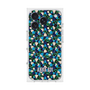 プレミアムスクエアケース with MagSafe［ ANNA SUI - HEARTS VINE - BLUE ］
