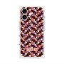 プレミアムスクエアケース with MagSafe［ ANNA SUI - HEARTS VINE - PINK ］