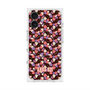 プレミアムスクエアケース with MagSafe［ ANNA SUI - HEARTS VINE - PINK ］