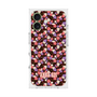 プレミアムスクエアケース with MagSafe［ ANNA SUI - HEARTS VINE - PINK ］