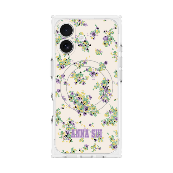 プレミアムスクエアケース with MagSafe［ ANNA SUI - ROSEBUDS ］
