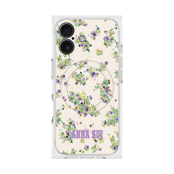 プレミアムスクエアケース with MagSafe［ ANNA SUI - ROSEBUDS ］
