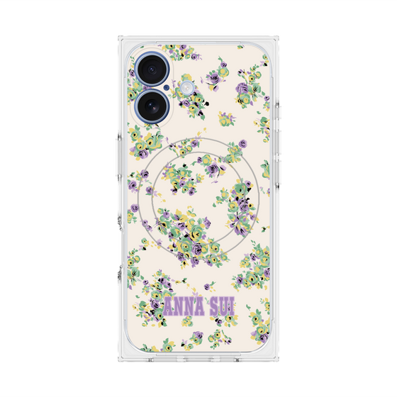 プレミアムスクエアケース with MagSafe［ ANNA SUI - ROSEBUDS ］