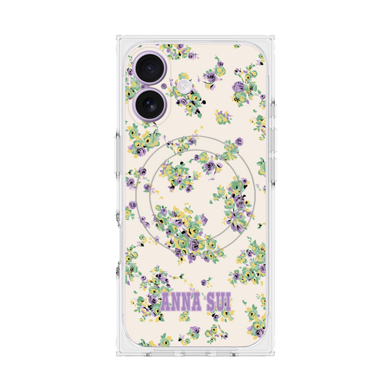 プレミアムスクエアケース with MagSafe［ ANNA SUI - ROSEBUDS ］