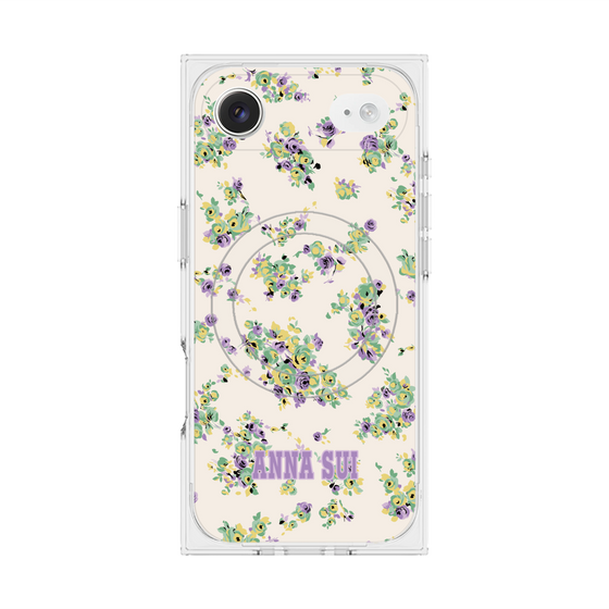 プレミアムスクエアケース with MagSafe［ ANNA SUI - ROSEBUDS ］