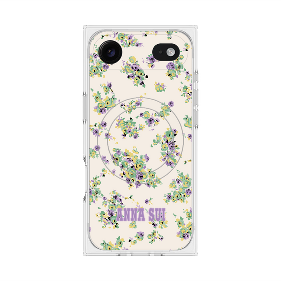 プレミアムスクエアケース with MagSafe［ ANNA SUI - ROSEBUDS ］