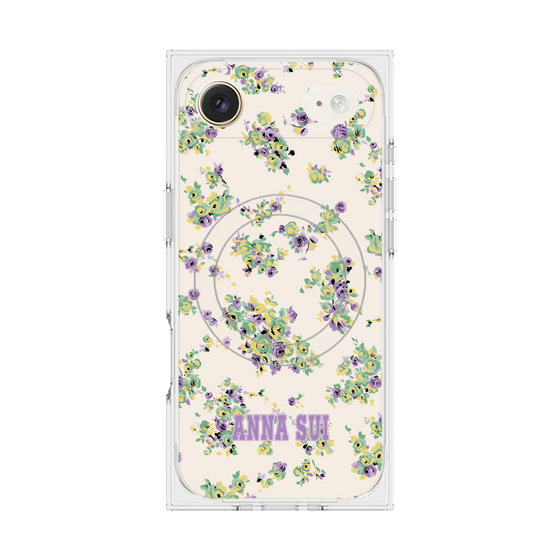 プレミアムスクエアケース with MagSafe［ ANNA SUI - ROSEBUDS ］