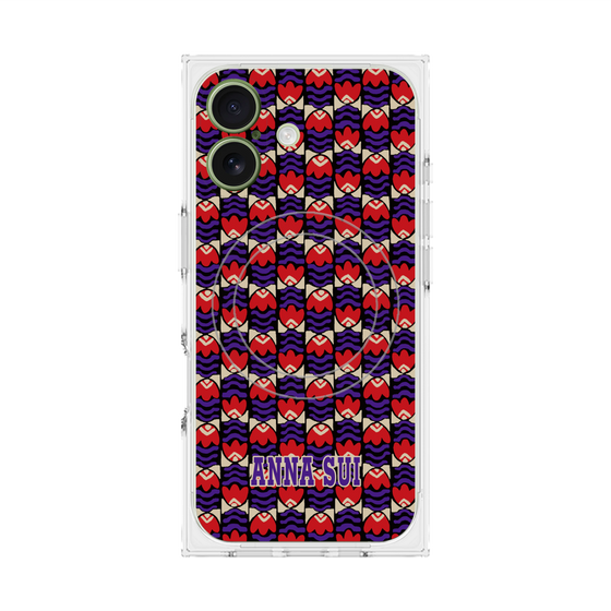 プレミアムスクエアケース with MagSafe［ ANNA SUI - TULIPS ］
