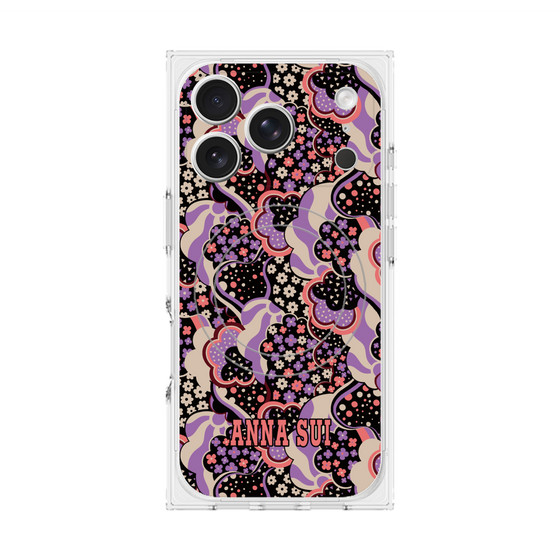 プレミアムスクエアケース with MagSafe［ ANNA SUI - WAVY CLOUDS ］