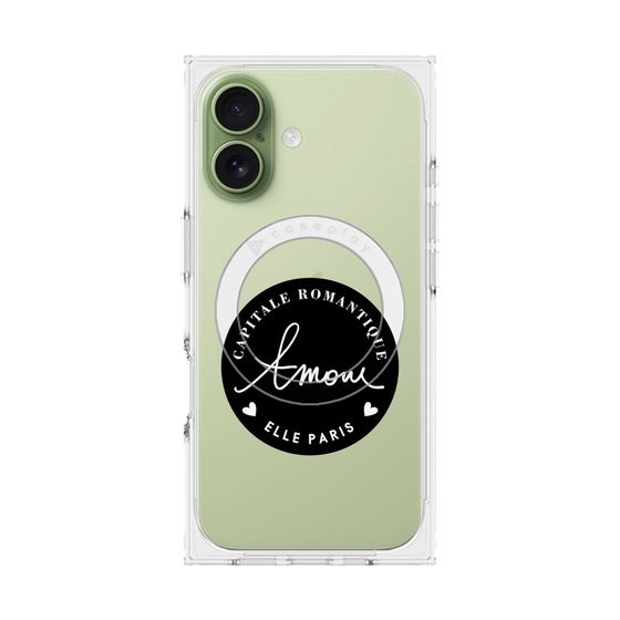 プレミアムスクエアケース with MagSafe［ ELLE - Capitale Romantique ］