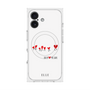 プレミアムスクエアケース with MagSafe［ ELLE - Let who love me follow me - ホワイト ］