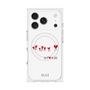 プレミアムスクエアケース with MagSafe［ ELLE - Let who love me follow me - ホワイト ］