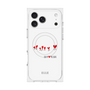 プレミアムスクエアケース with MagSafe［ ELLE - Let who love me follow me - ホワイト ］