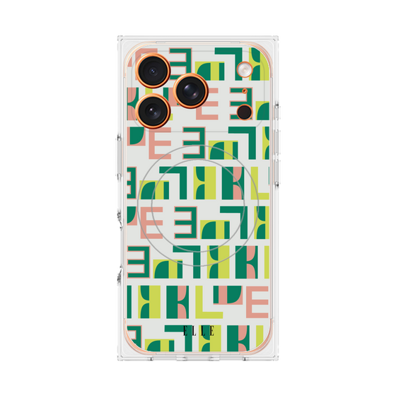 プレミアムスクエアケース with MagSafe［ ELLE - Iconics Prints2 ］