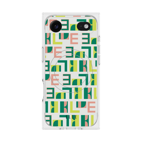 プレミアムスクエアケース with MagSafe［ ELLE - Iconics Prints2 ］